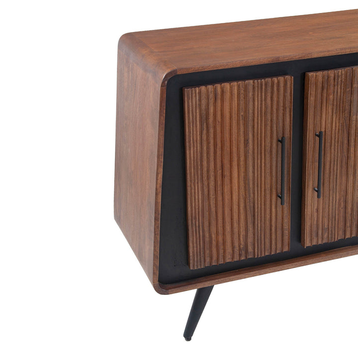 Modern Railtown Sideboard - Elegant Wooden Storage Cabinet