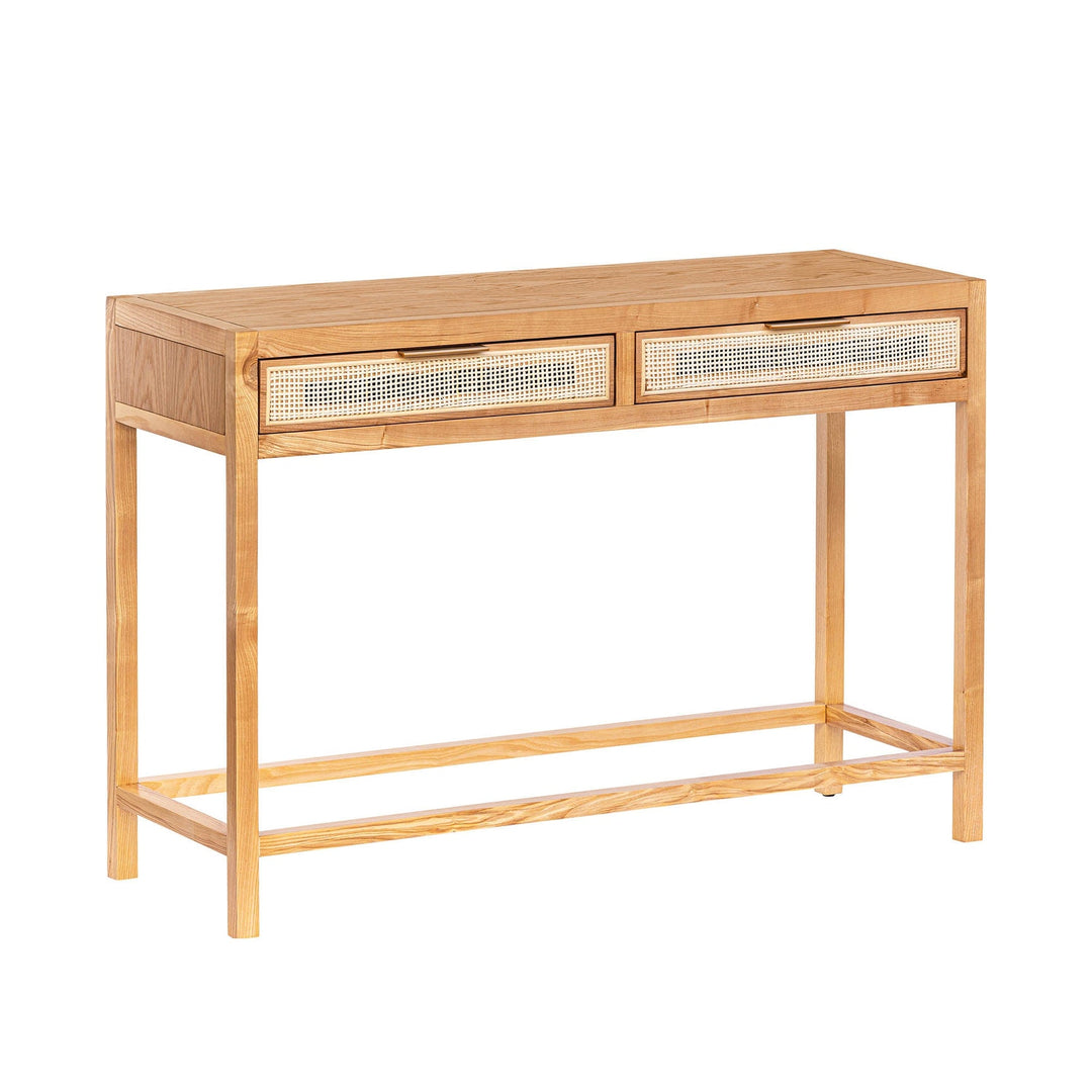 Haven Rattan Console Table — Natural - Decoronto