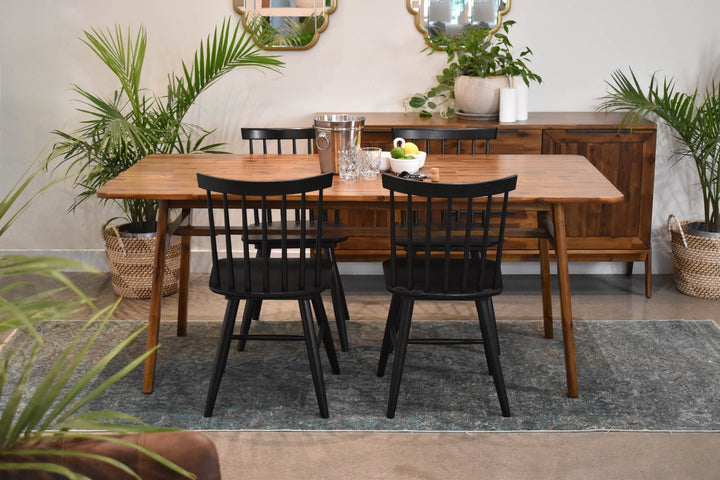 Remix Sideboard - Elegant Solid Acacia Wood Furniture with Estelle Brown Finish