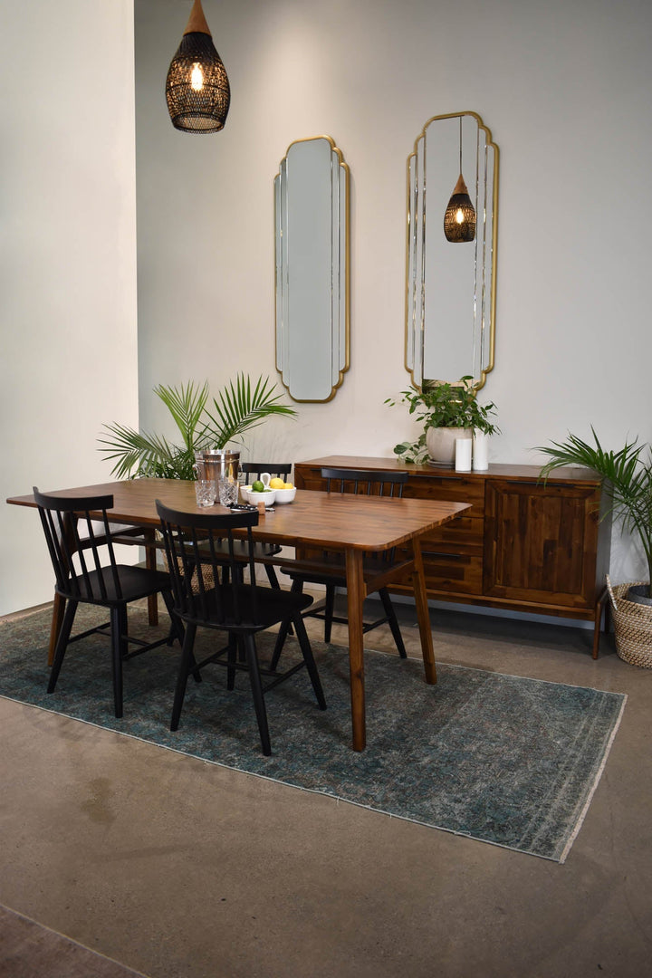 Remix Sideboard - Elegant Solid Acacia Wood Furniture with Estelle Brown Finish
