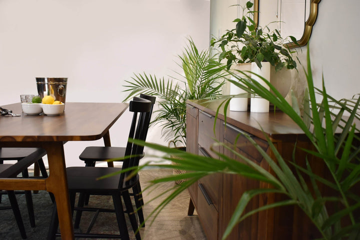 Remix Sideboard - Elegant Solid Acacia Wood Furniture with Estelle Brown Finish