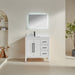 Austin - 36" White, Right Drawers, White Quartz Countertop - Decoronto