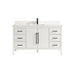 Austin - 60" White , White Quartz Countertop, Single Sink - Decoronto