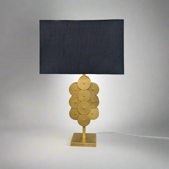 Skye Brass Disc Lamp - Decoronto