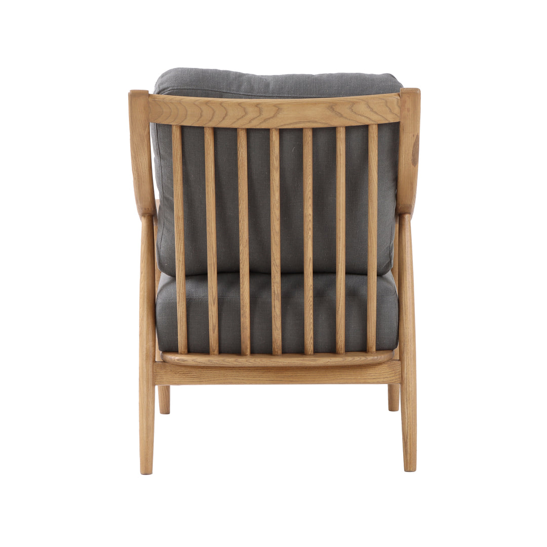 Kinsley Club Chair - Light Linen Cushions / Natural Frame - Decoronto