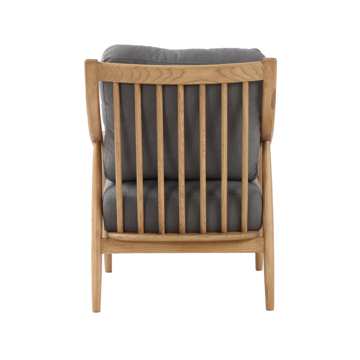 Kinsley Club Chair - Light Linen Cushions / Natural Frame - Decoronto
