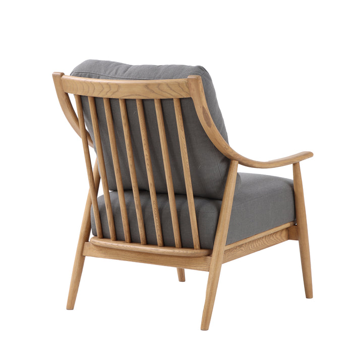 Kinsley Club Chair - Light Linen Cushions / Natural Frame - Decoronto