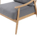 Kinsley Club Chair - Stormy Grey/Natural Frame - Decoronto