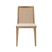 Cane Dining Chair - Oyster Linen/Natural Frame - Decoronto