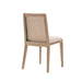 Cane Dining Chair - Oyster Linen/Natural Frame - Decoronto