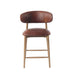 Milo Counter Stool - Tobacco Leather - Decoronto