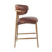 Milo Counter Stool - Tobacco Leather - Decoronto