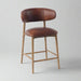 Milo Counter Stool - Tobacco Leather - Decoronto