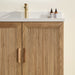 Allure - 36" Antique Oak,Single Sink, White Quartz Countertop - Decoronto