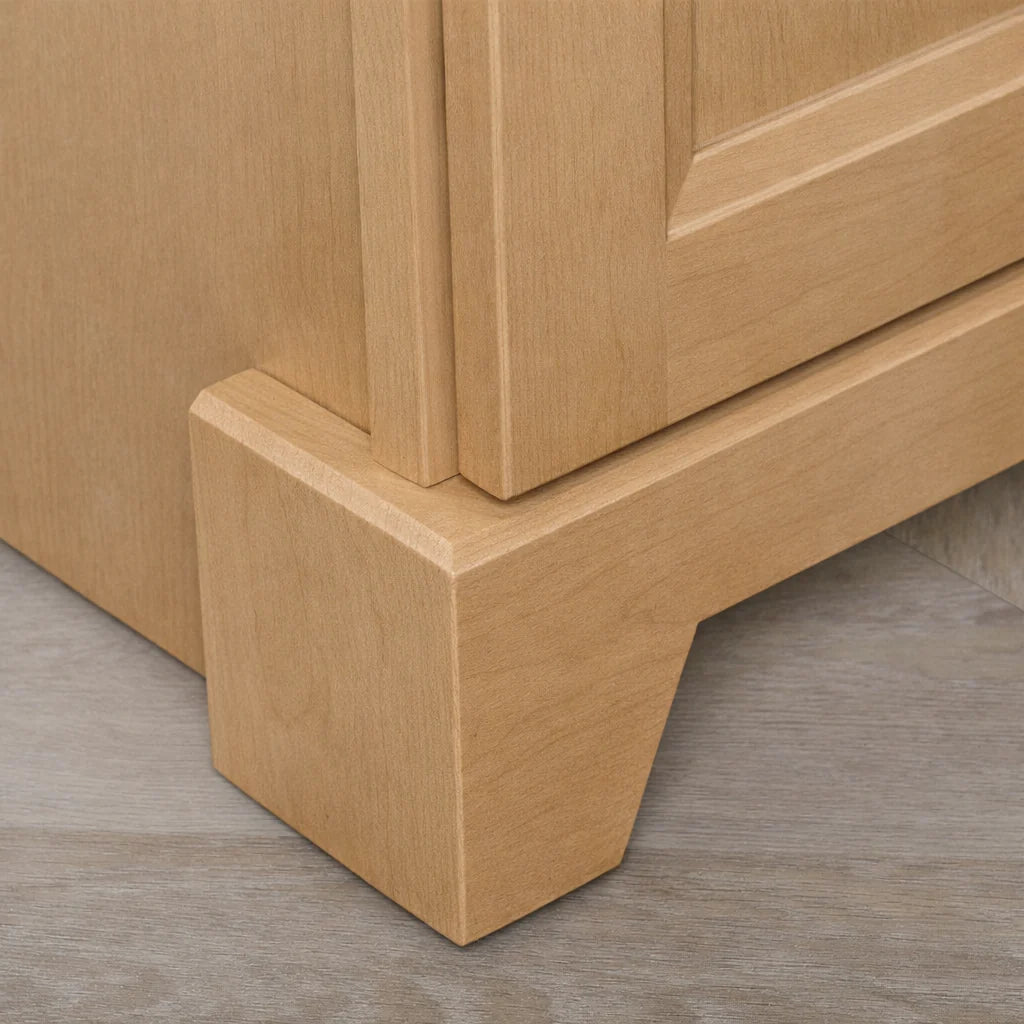 Lumi 54" Bathroom Vanity - Solid Wood With Quartz Top, White Oak - Decoronto